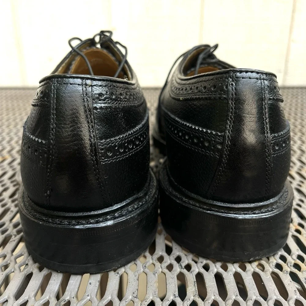Florsheim Imperial Kenmoor Black Leather Wingtip Oxfords 17109-78 Mens 9.5 E3